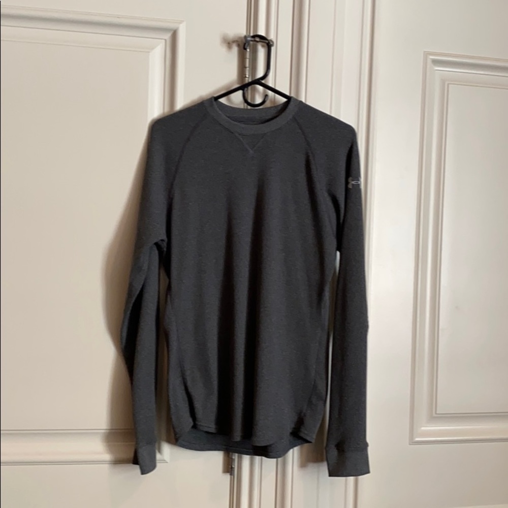 Under Armour gray waffle long sleeve